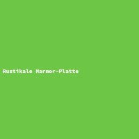 Rustikale Marmor-Platte