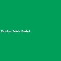 Weicher Seide-Mantel